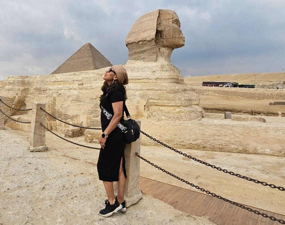 Mayela Ramírez en Egipto